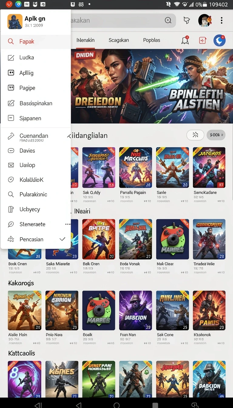 Tampilan utama aplikasi savaya303 APK Terbaru: Download Cepat dan Gratis yang intuitif dan efisien.