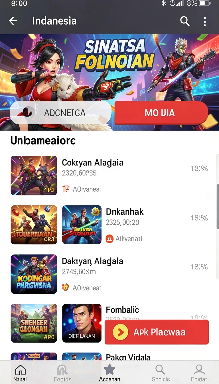 Tampilan utama aplikasi keraton4d APK Terbaru: Download Cepat dan Gratis yang intuitif dan efisien.